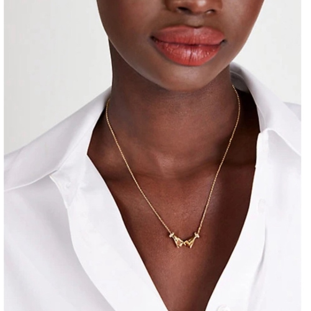 KATE SPADE • Winning Pair Pinky Promise Necklace - Picture 2 of 5